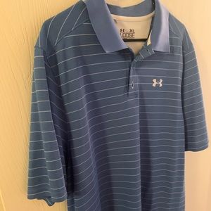 Under Armour Small Striped Polo Shirt